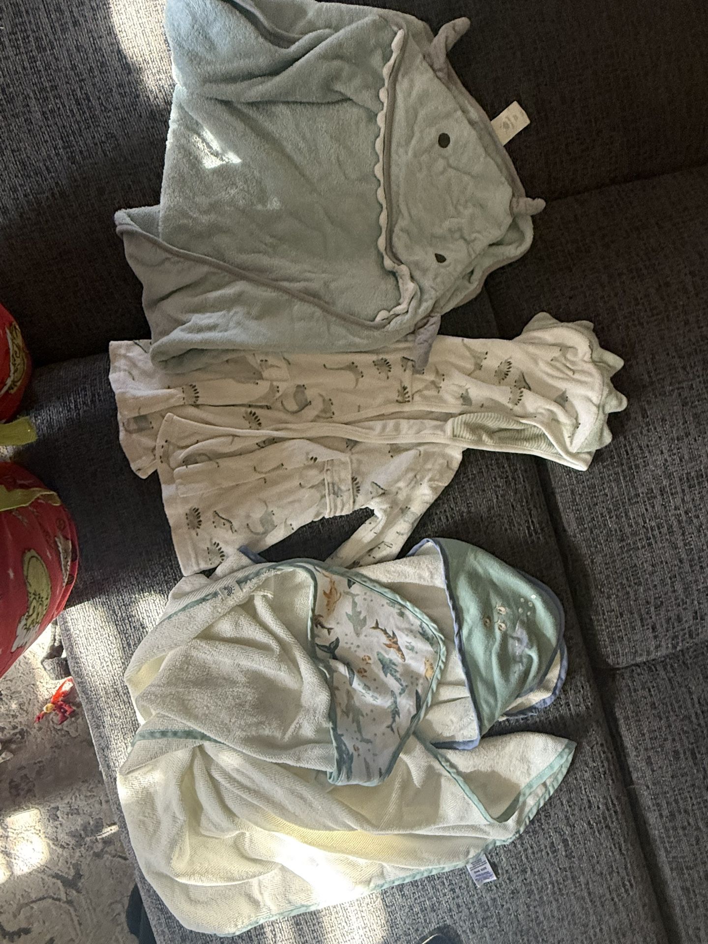 Baby Boy Shower Towel/ Robe