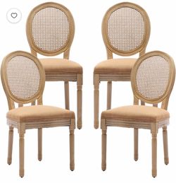Dining Chairs Set of 4 French Country Style