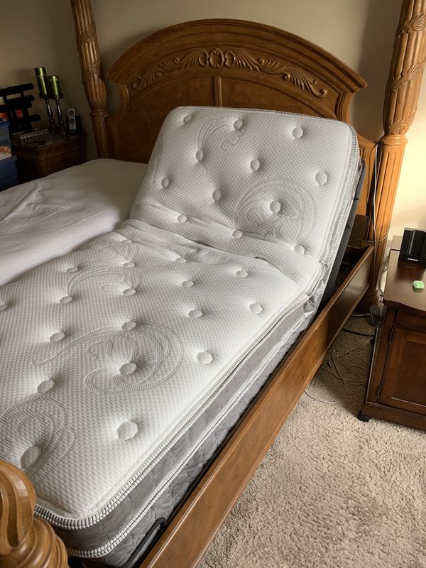 Personal comfort split king w Reverie 8Q adjustable bed for Sale in