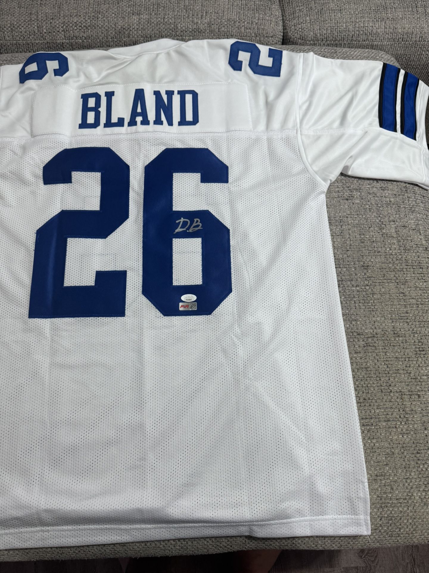 Daron Bland Signed Autograph Custom Jersey - JSA Coa Sticker Only - Dallas Cowboys
