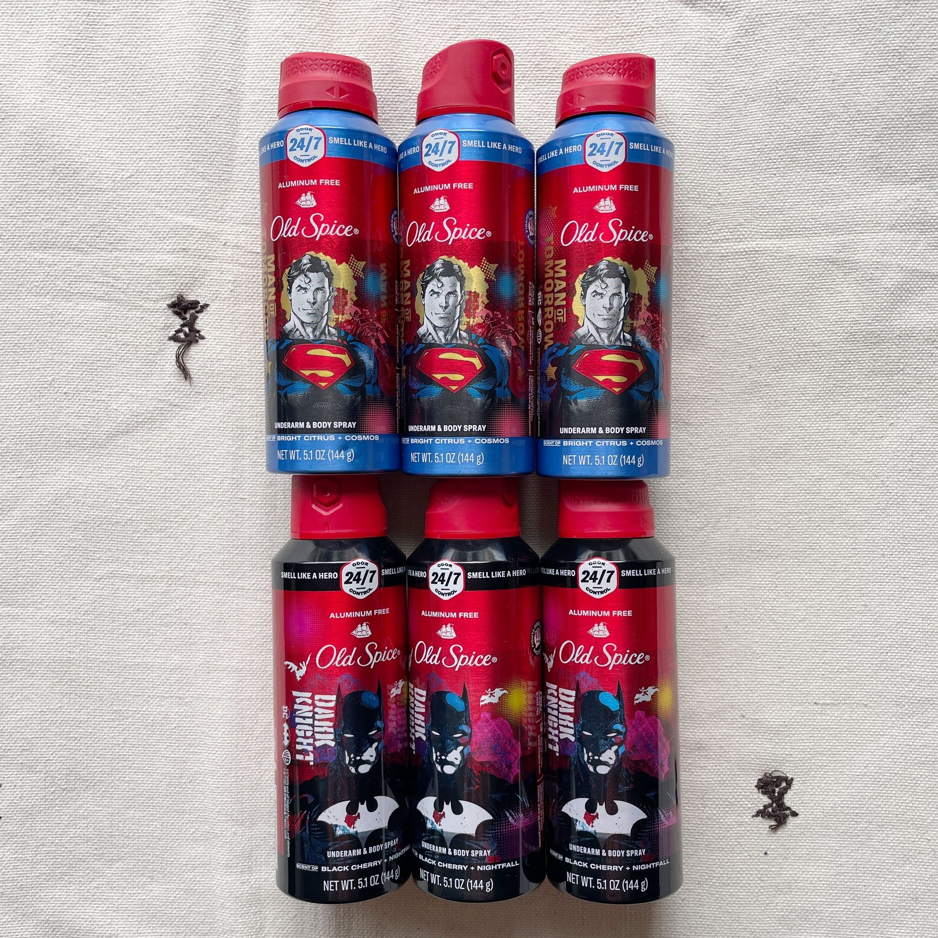 Old Spice Deodorant Spray DC Collection Superman Batman
