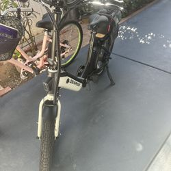 Denago Folding Electric Bike – 24 Miles Only On It, Step-Through, Folds for Easy Transport