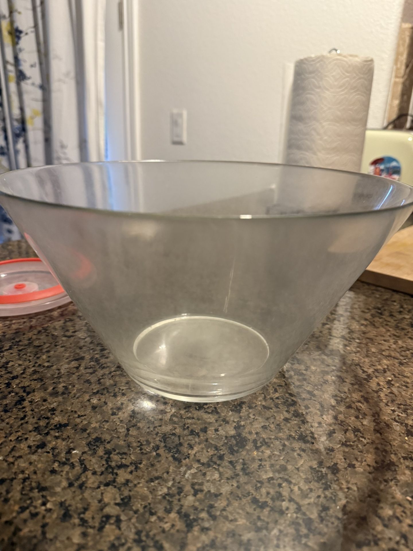 Glass Punch Bowl Large