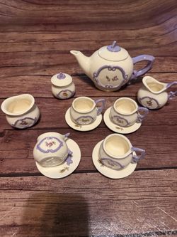 Ceramic Miniature Tea Set