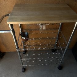 Bar Cart with wheels 