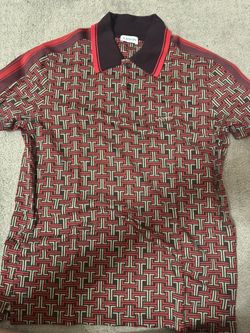 Lanvin Men Polo Red XS