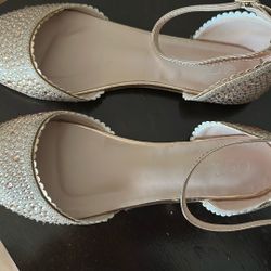 Pink Bling Dress Shoes
