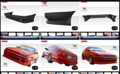 1986 Toyota Corolla Fiber Glass Kit