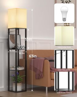 📦✨ PAZZO Etageré Organizer Shelf Lamp – NEW in Box! ✨📦