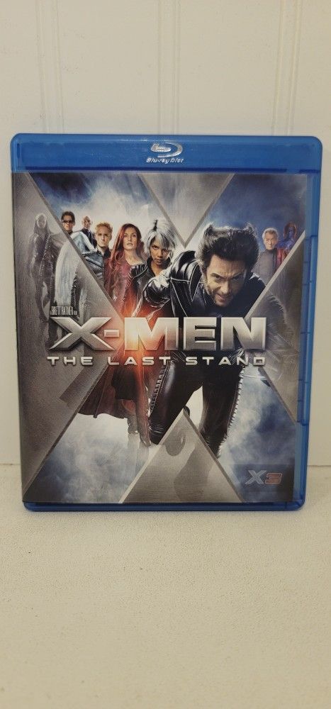 $5 BLU RAY MOVIE. X-MEN: THE LAST STAND. BLU RAY ONLY. NO DIGITAL. $5 OR TRADE FOR A MOVIE TITLE I DO NOT ALREADY OWN.