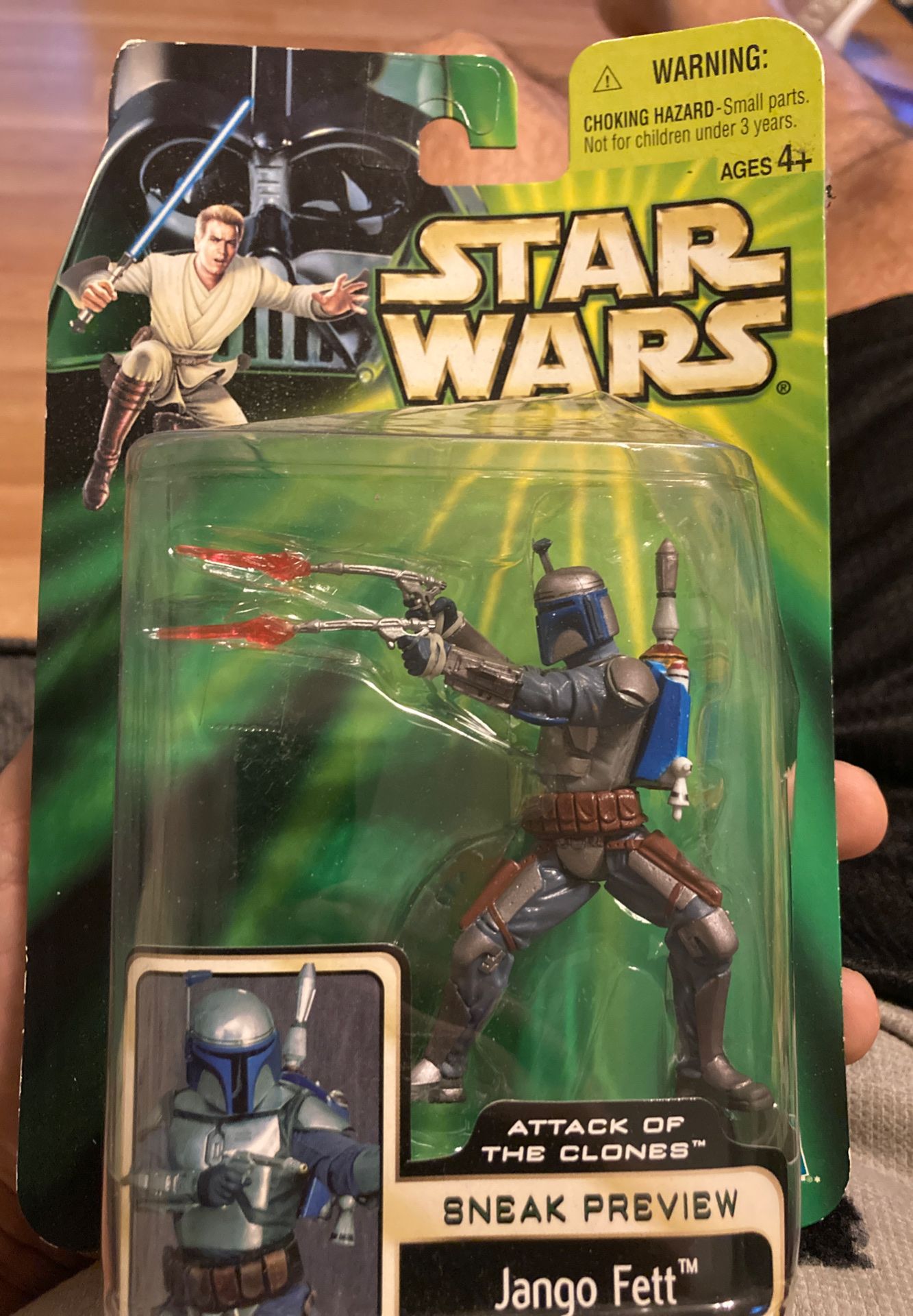 Star Wars Jango Fett Attack of the clones Sneak preview