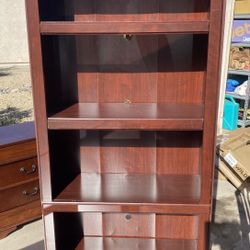 Brown Wooden Bookcase 