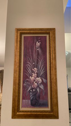 Flower Vase Framed Pictures