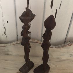 1950 Hand Craved Wooden Figurine