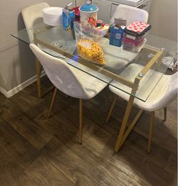 Wayfair 4 piece dining room upholstered chairs