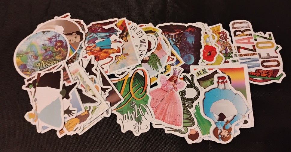 Wizard of Oz Sticker lot of 50
