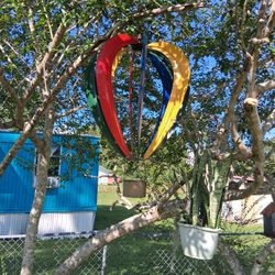 Metal Air Balloon Yard Decor