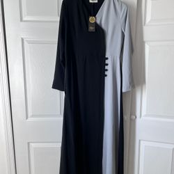 Blue And Black Dress