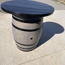 Wine Barrel Table