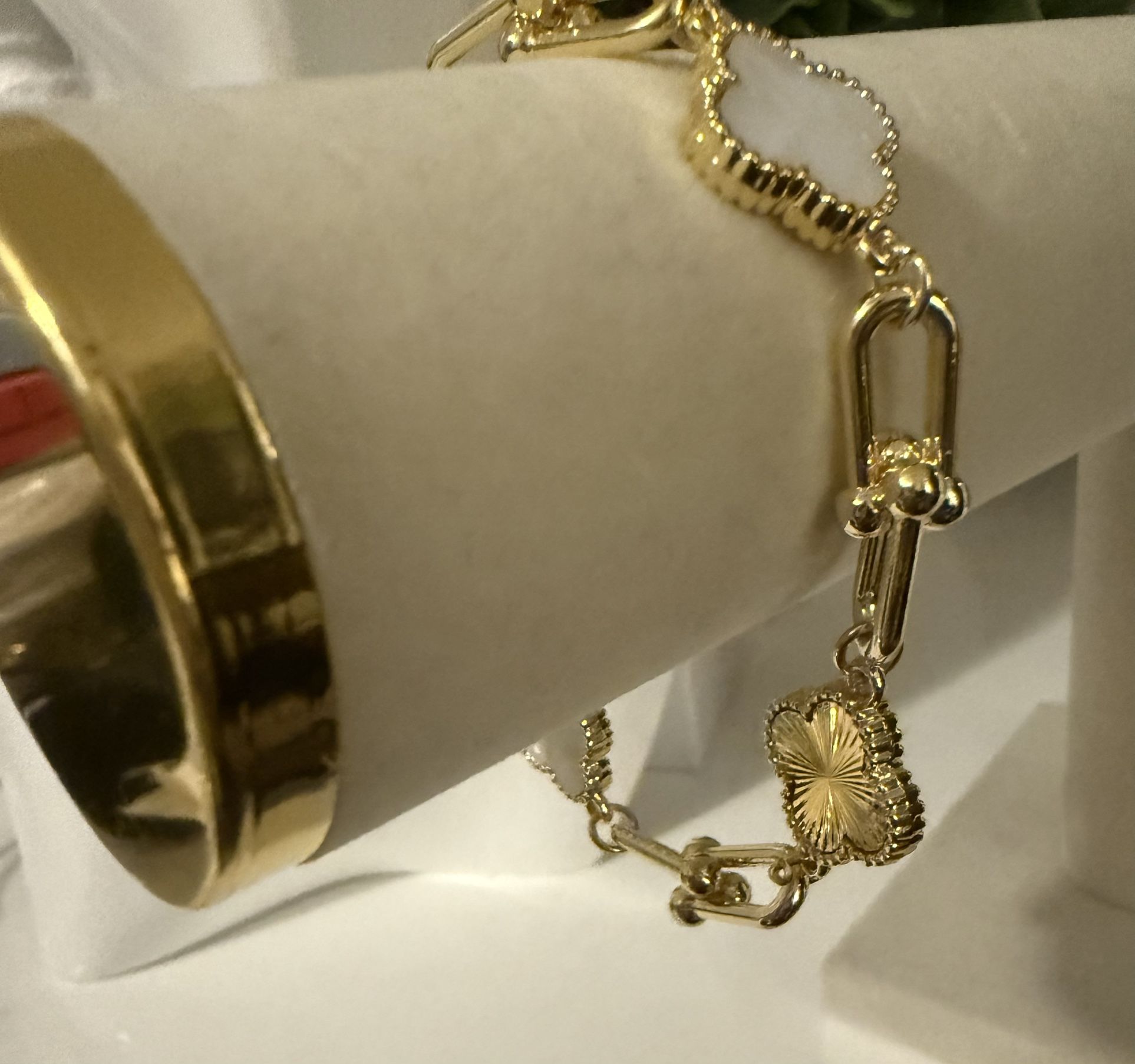 Stainless Steel Cloverleaf bracelet