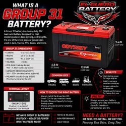 18 wheeler group 31 battery