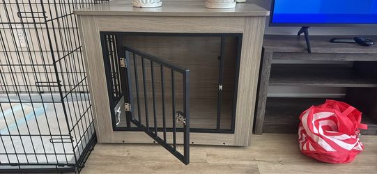 Dog Crate Furniture End Table