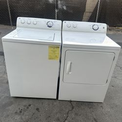 GE Top Load Washer Machine & GAS Dryer Set 