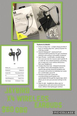 Jaybird wireless earbuds