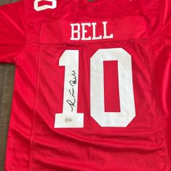 Ronnie Bell Custom Beckett Certified Signature Jersey