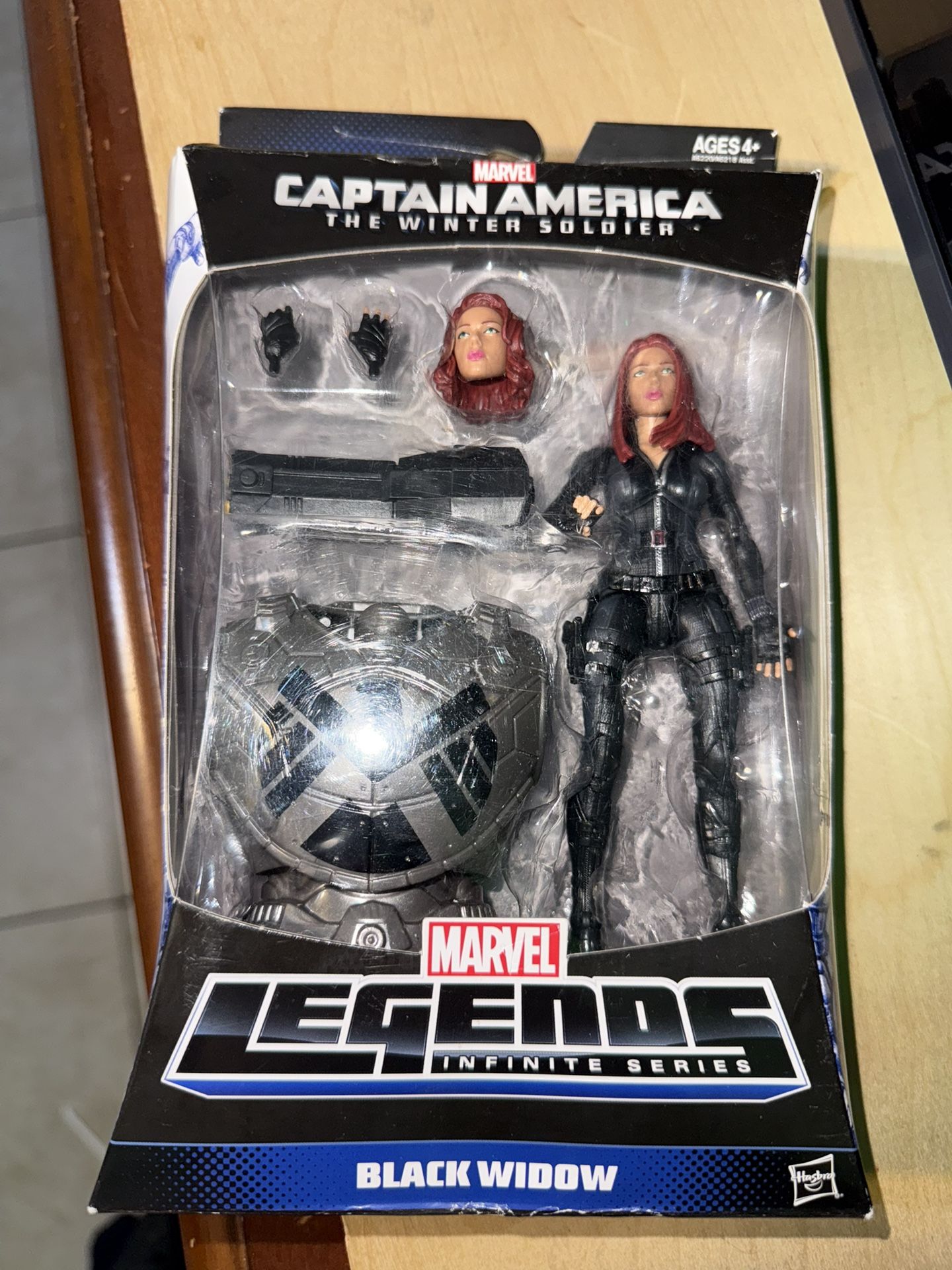 MARVEL LEGENDS BLACK WIDOW FIGURE CAPTAIN AMERICA WINTER SOLDIER SCARLET