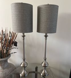 A pair of lampshades