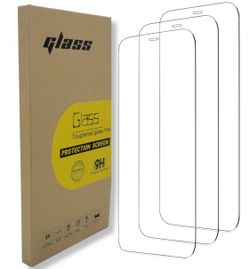 iPhone 12/12 Pro Tempered Glass Screen Protector [50 Pack]