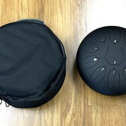 black steel tongue drum