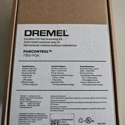 Dremel 7760-pgk Cordless Pet Nail Grooming Kit