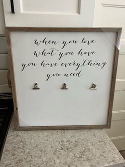 New wall decor $12