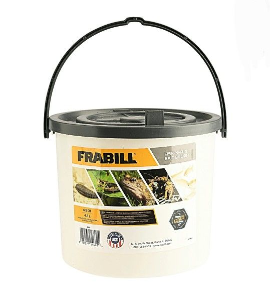 4.5 Quart Bait Fishing Bucket Tackle Storage