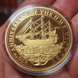 Full 6 Coin Set 250th Anniversary HMS Victory 