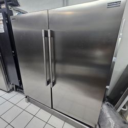 65" FRIGIDAIRE COLUMNS REFRIGERATOR AND FREEZER 