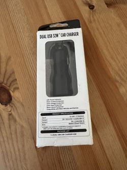 Dual USB 32W Car Charger - USB-C + USB-A - New