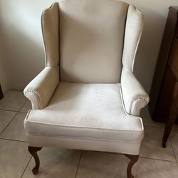 Rowe Furniture Queen Anne Wingback Chair 