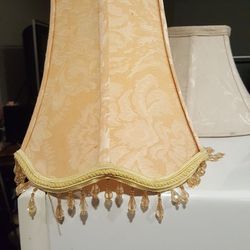Antique brocade lamp shades