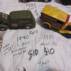 Vintage Diecast Cars Prices In Pics Or Take All $120
