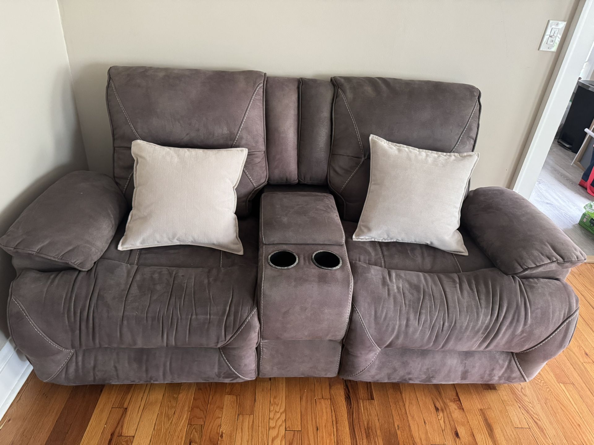 Power Reclining Couch, Chair & Love Seat