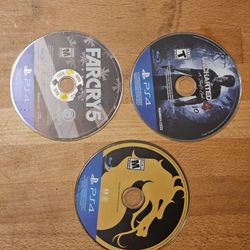 PlayStation 4 Games - $5 Each - No Case