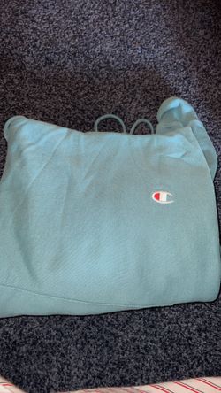 Teal/Blue Champion hoodie