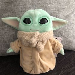 8" Star Wars Mattel Mandalorian The Child Baby Yoda Grogu Plush Stuffed Movie