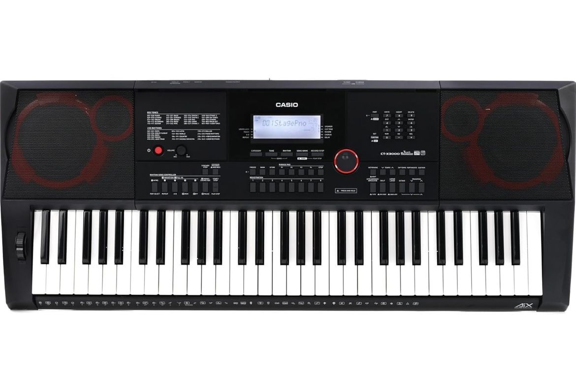 Casio CT-X3000 61-Key Portable Arranger Keyboard with 800 Tones