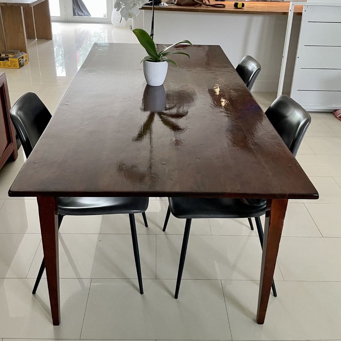 Antique Wood Dining room table or desk