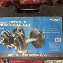 Adjustable Dumbbell 40 Lb Set