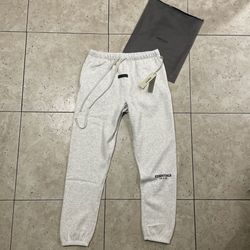 brand new light oat essential pants 